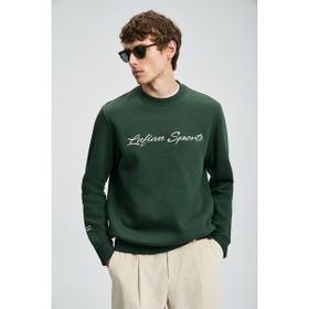 Lufian 112030137 Çimen Yeşili Loved Erkek Sweatshirt