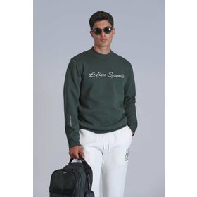 Lufian 112030137 Çimen Yeşili Loved Erkek Sweatshirt
