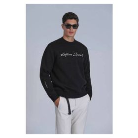 Lufian 112030137 Siyah Loved Erkek Sweatshirt