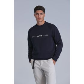 Lufian 112030144 Squire Lacivert Erkek Sweatshirt