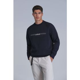 Lufian 112030144 Squire Lacivert Erkek Sweatshirt