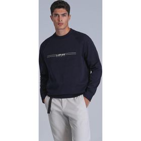 Lufian 112030144 Squire Lacivert Erkek Sweatshirt