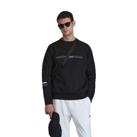 Lufian 112030144 Squire Siyah Erkek Sweatshirt