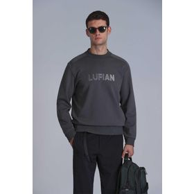 Lufian 112030145 Luther Haki Erkek Sweatshirt