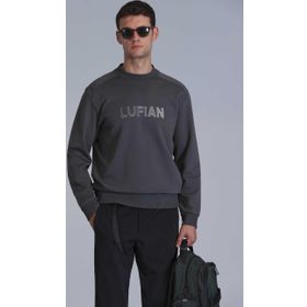 Lufian 112030145 Luther Haki Erkek Sweatshirt