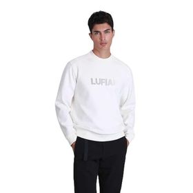 Lufian 112030145 Luther Kırık Beyaz Erkek Sweatshirt