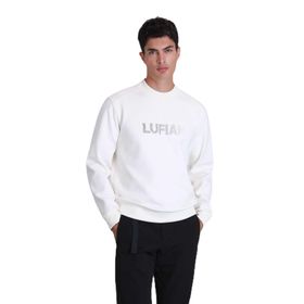 Lufian 112030145 Luther Kırık Beyaz Erkek Sweatshirt