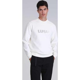 Lufian 112030145 Luther Kırık Beyaz Erkek Sweatshirt