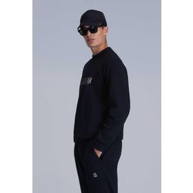 Lufian 112030145 Luther Lacivert Erkek Sweatshirt
