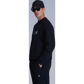 Lufian 112030145 Luther Lacivert Erkek Sweatshirt