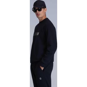 Lufian 112030145 Luther Lacivert Erkek Sweatshirt