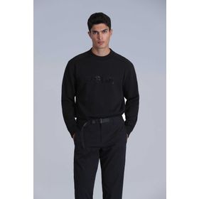 Lufian 112030145 Luther Siyah Erkek Sweatshirt
