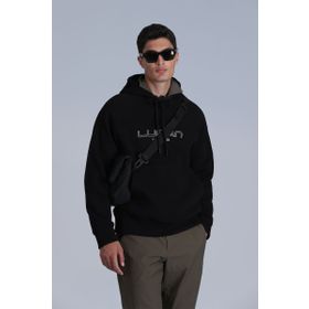 Lufian 112030152 Brave Siyah Erkek Sweatshirt