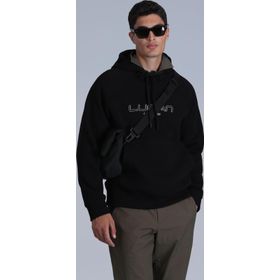 Lufian 112030152 Brave Siyah Erkek Sweatshirt