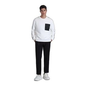 Lufian 112030153 Kırık Beyaz Erkek Sweatshirt