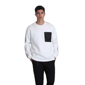 Lufian 112030153 Kırık Beyaz Erkek Sweatshirt