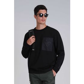 Lufian 112030153 Techno Siyah Erkek Sweatshirt