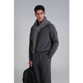 Lufian 112030154 Grant Haki Erkek Sweatshirt