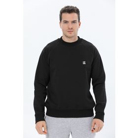 Lufian 112030154 Grant Siyah Erkek Sweatshirt