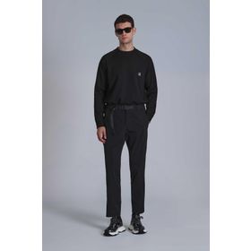 Lufian 112030154 Grant Siyah Erkek Sweatshirt