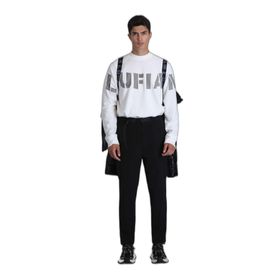 Lufian 112030158 Kırık Beyaz Erkek Sweatshirt