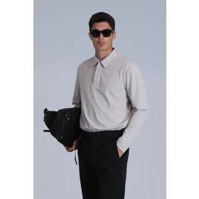 Lufian 112040034 Taş Erkek T-shirt
