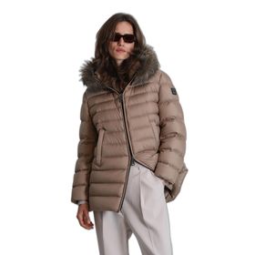 Lufian 122120039 Elit Bej Kaz Tüyü Kadın Mont