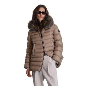 Lufian 122120039 Elit Bej Kaz Tüyü Kadın Mont