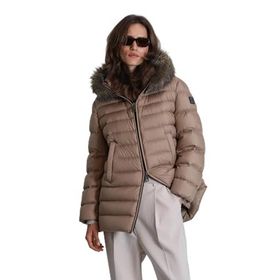 Lufian 122120039 Elit Bej Kaz Tüyü Kadın Mont