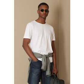 Lufian 627111020134 Junya Basic Beyaz Erkek T-shirt