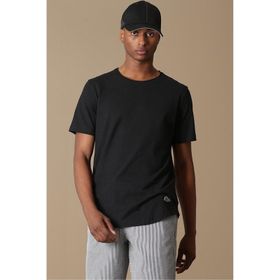Lufian 627111020134 Junya Basic Siyah Erkek T-shirt