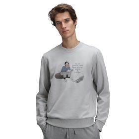 Lufian 627112030078 Açık Gri Donovan Erkek Sweatshirt