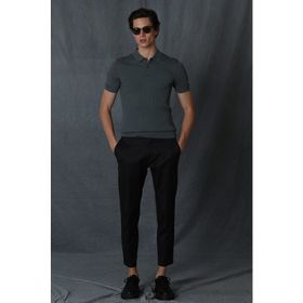 Lufian Alvi Smart Siyah Chino Slim Fit Erkek Pantolon