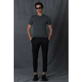 Lufian Alvi Smart Siyah Chino Slim Fit Erkek Pantolon