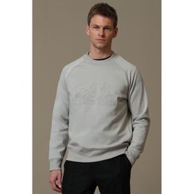Lufian Bert Bej Erkek Sweatshirt