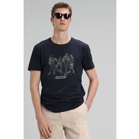 Lufian Colors Modern Grafik Siyah Erkek T-shirt