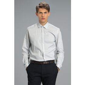 Lufian Fınnan Smart Slim Fit Lacivert Erkek Gömlek