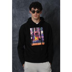 Lufian General Siyah Erkek Sweatshirt