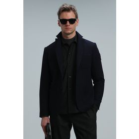 Lufian Haly Lacivert Spor Slim Fit Erkek Blazer Ceket