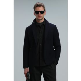 Lufian Haly Lacivert Spor Slim Fit Erkek Blazer Ceket