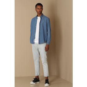 Lufian Helt Açık Gri Spor 5 Cep Slim Fit Erkek Pantolon