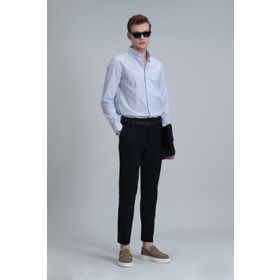 Lufian Hery Lacivert Smart Slim Fit Chino Erkek Pantolon