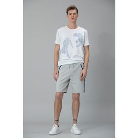 Lufian Klausı Modern Grafik Beyaz Erkek T-shirt