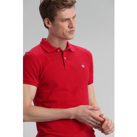 Lufian Laon Spor Polo Kırmızı Erkek T-Shirt