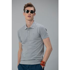 Lufian Laon Spor Polo Koyu Gri Erkek T-shirt