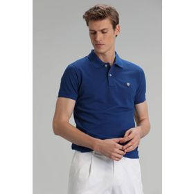 Lufian Laon Spor Polo Saks Erkek T-Shirt