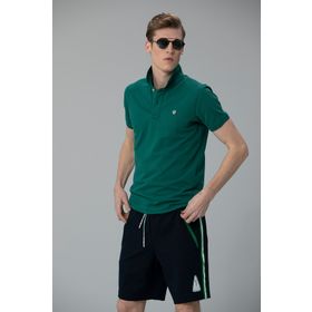 Lufian Laon Spor Polo Yeşil Erkek T-Shirt