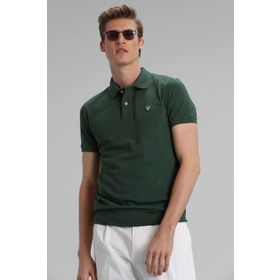 Lufian Laon Spor Polo Yeşil Erkek T-Shirt