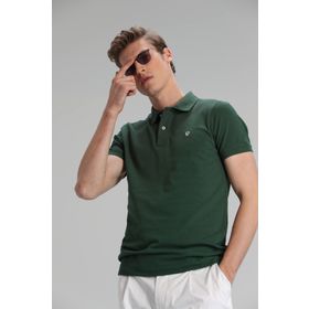 Lufian Laon Spor Polo Yeşil Erkek T-Shirt