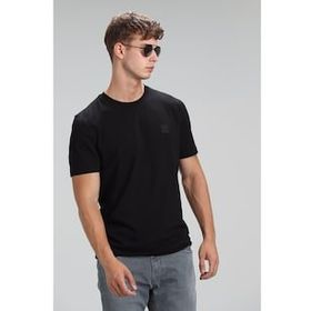 Lufian Pablo Modern Grafik 111020144 Siyah Erkek T-shirt